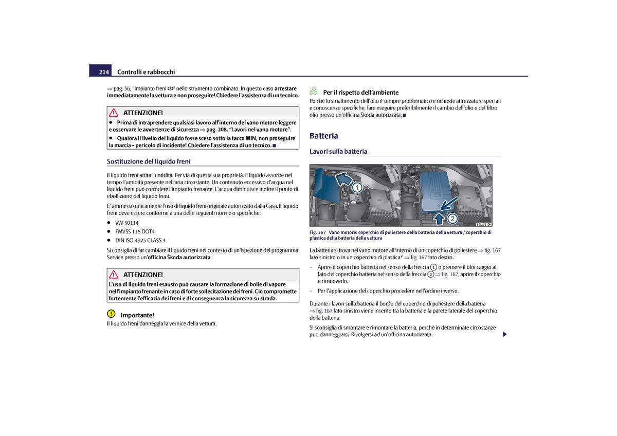 Skoda Yeti manuale del proprietario / page 215