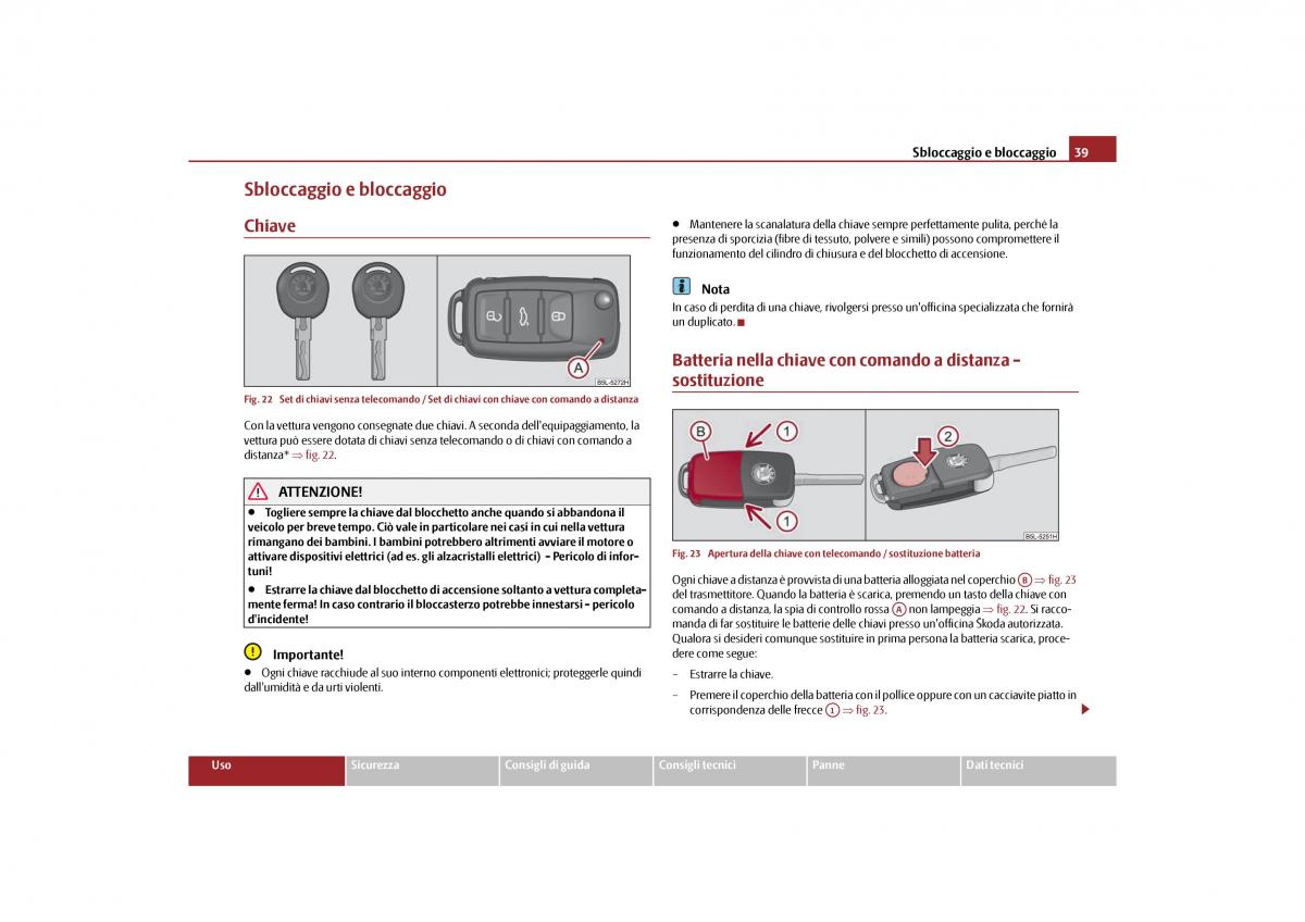 Skoda Yeti manuale del proprietario / page 40