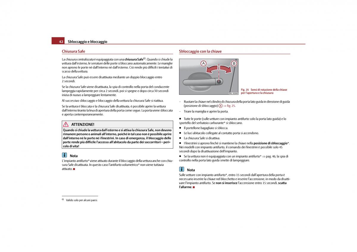 Skoda Yeti manuale del proprietario / page 43