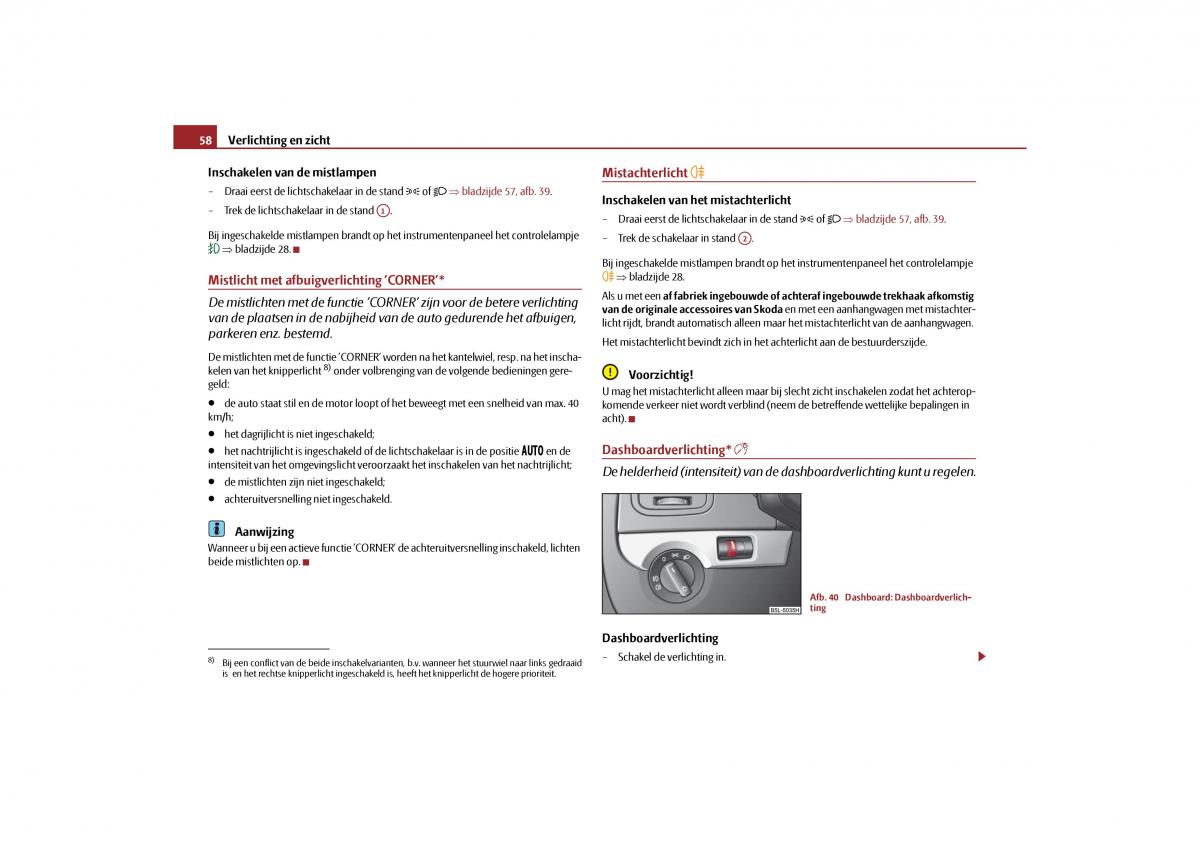 Skoda Yeti handleiding / page 59