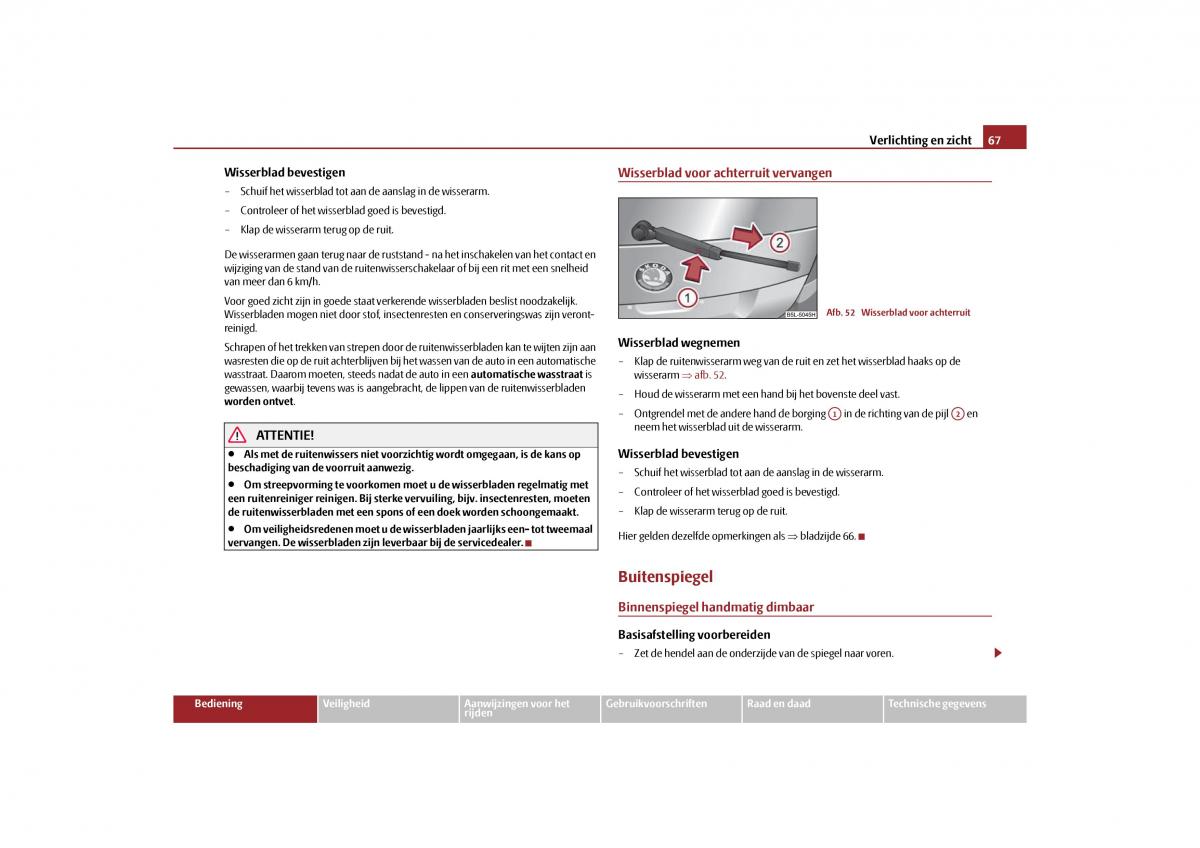 Skoda Yeti handleiding / page 68