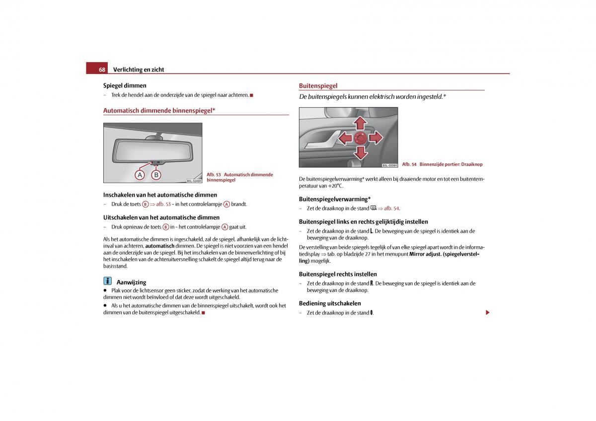 Skoda Yeti handleiding / page 69