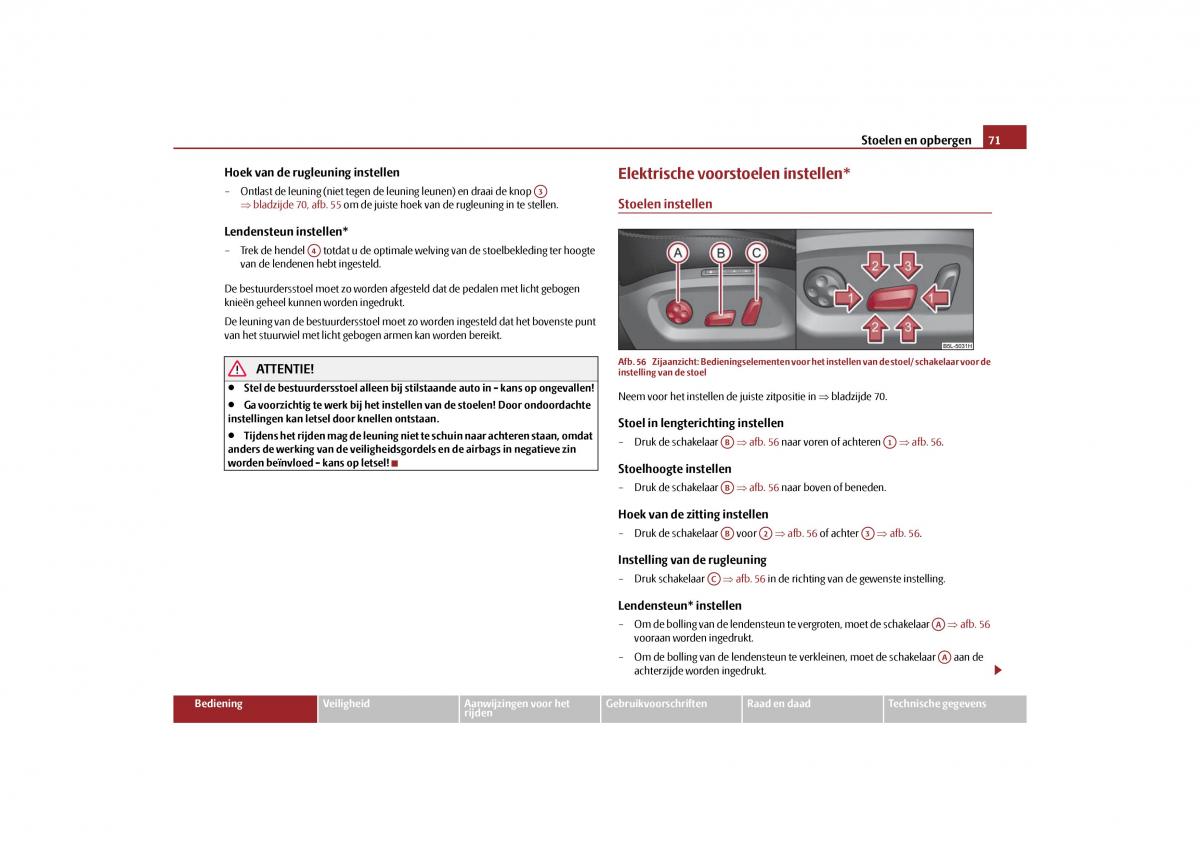 Skoda Yeti handleiding / page 72