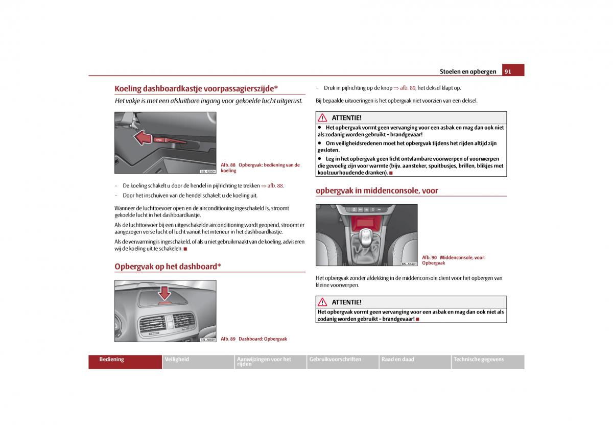 Skoda Yeti handleiding / page 92