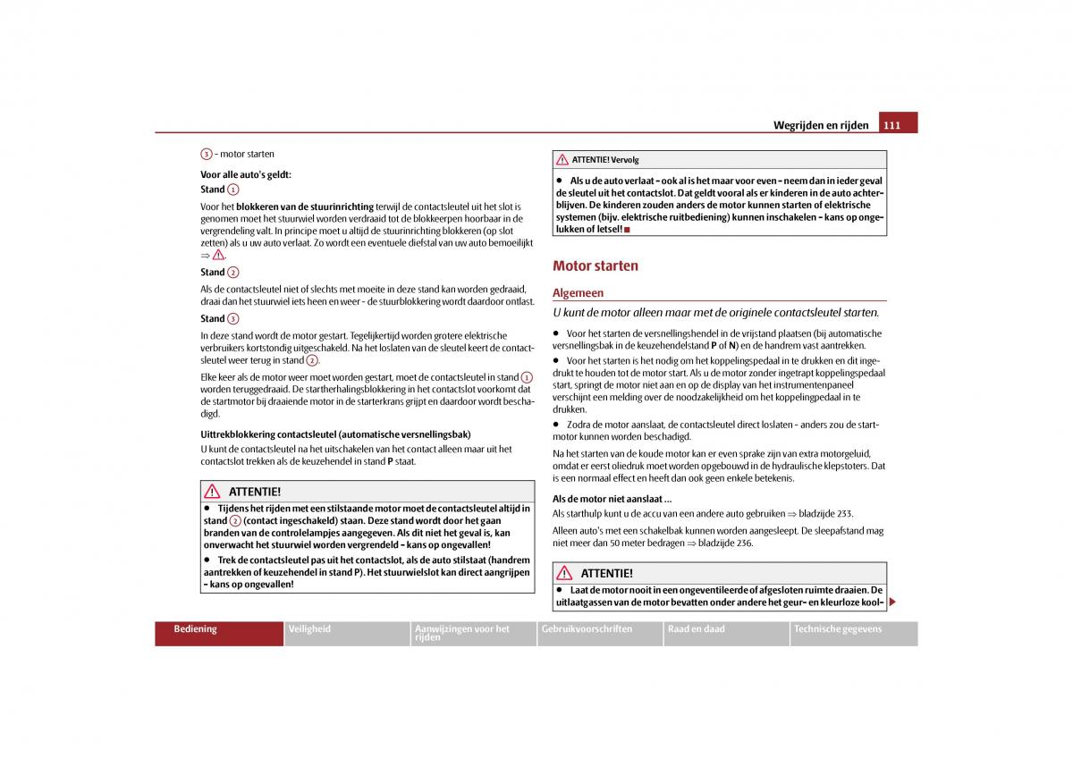 Skoda Yeti handleiding / page 112