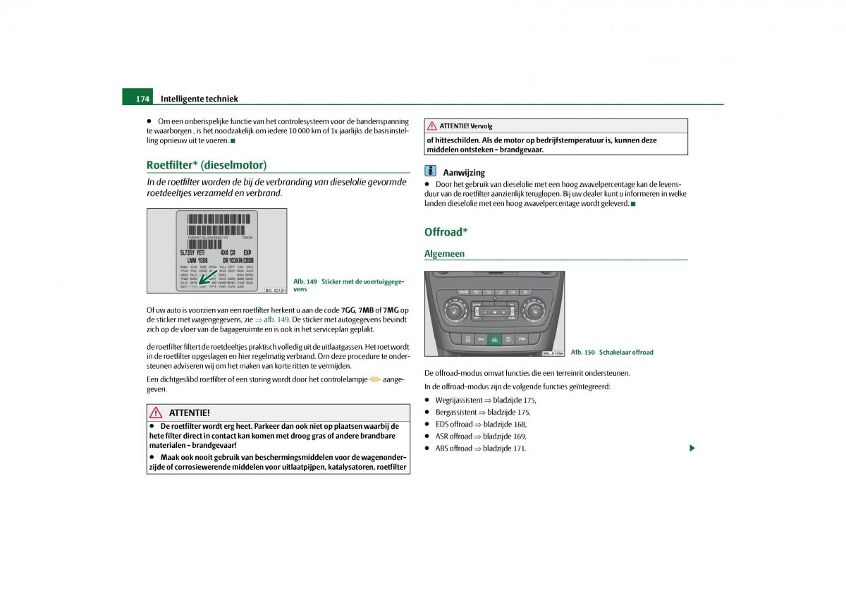 Skoda Yeti handleiding / page 175