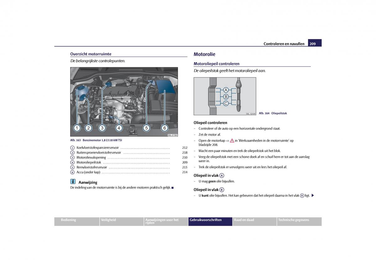 Skoda Yeti handleiding / page 210