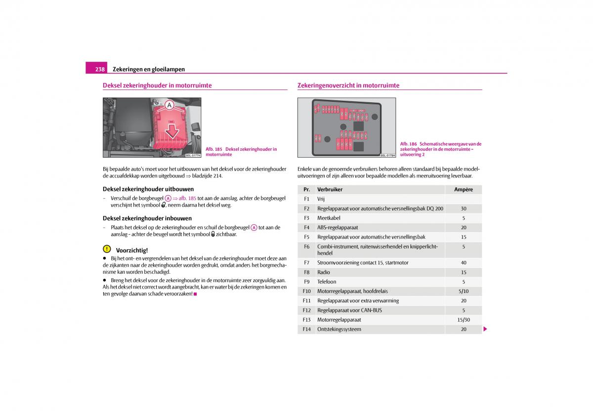 Skoda Yeti handleiding / page 239