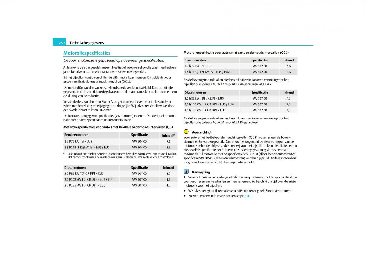 Skoda Yeti handleiding / page 251