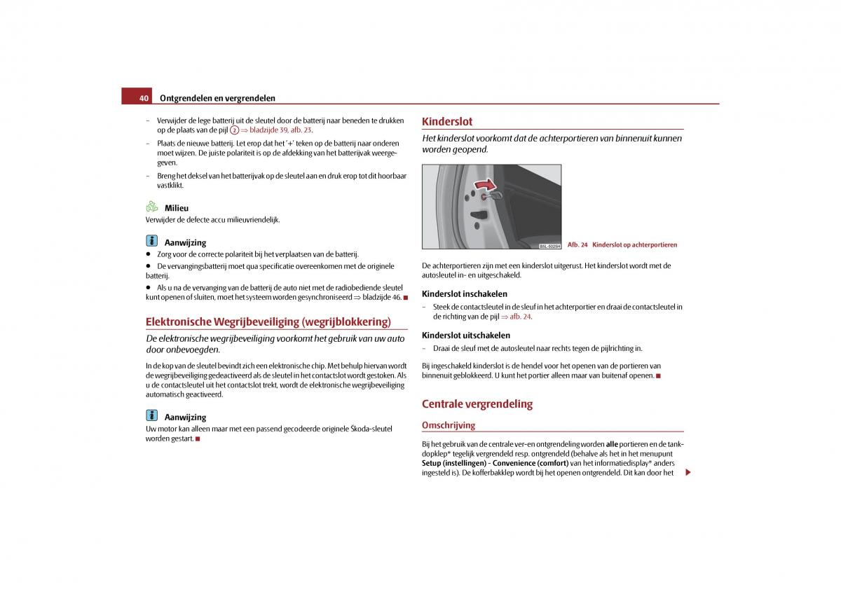 Skoda Yeti handleiding / page 41