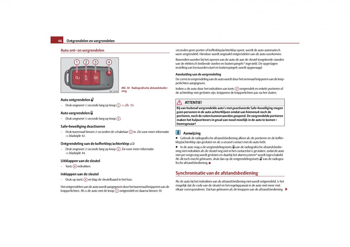 Skoda Yeti handleiding / page 47