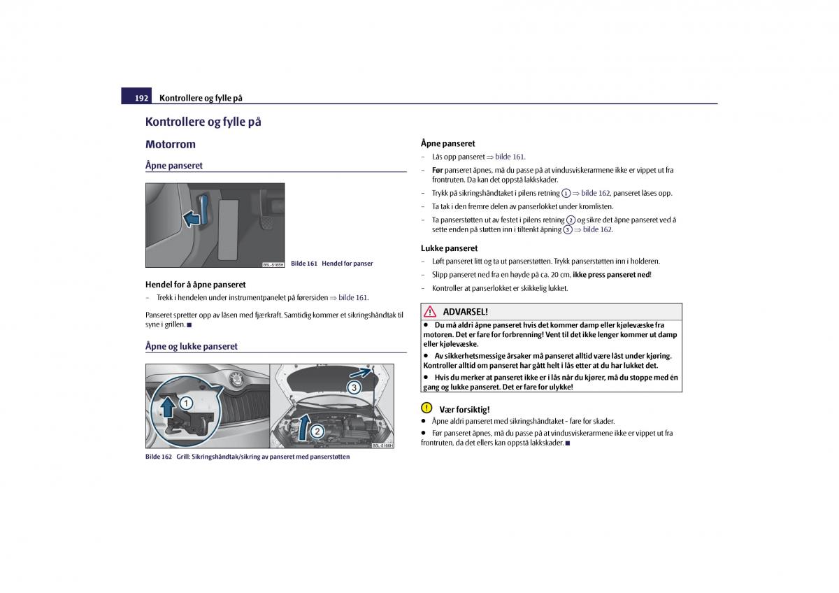 Skoda Yeti bruksanvisningen / page 193