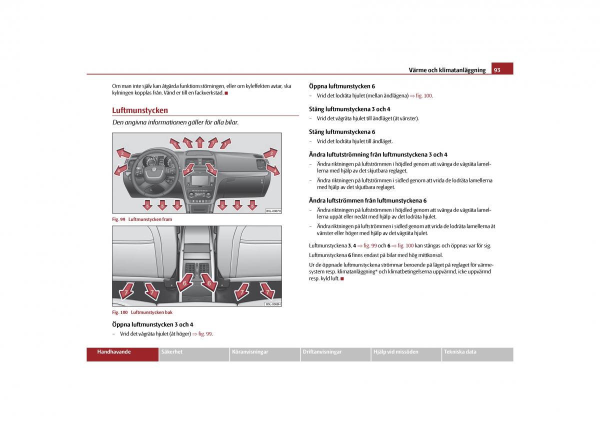 Skoda Yeti instruktionsbok / page 94