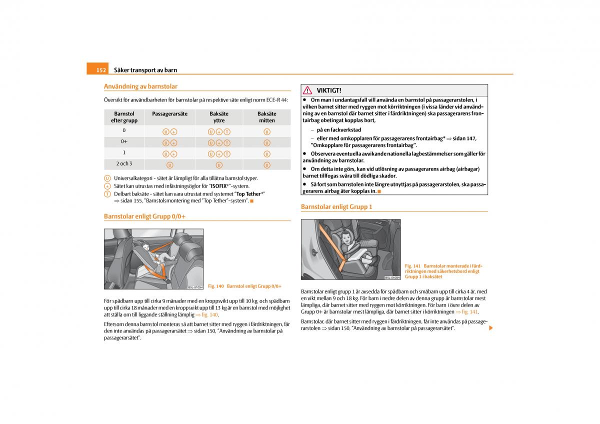 Skoda Yeti instruktionsbok / page 153