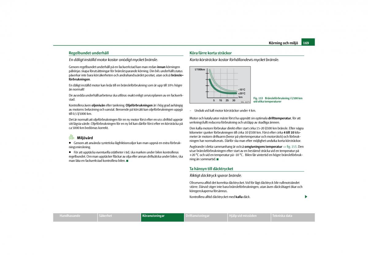 Skoda Yeti instruktionsbok / page 170