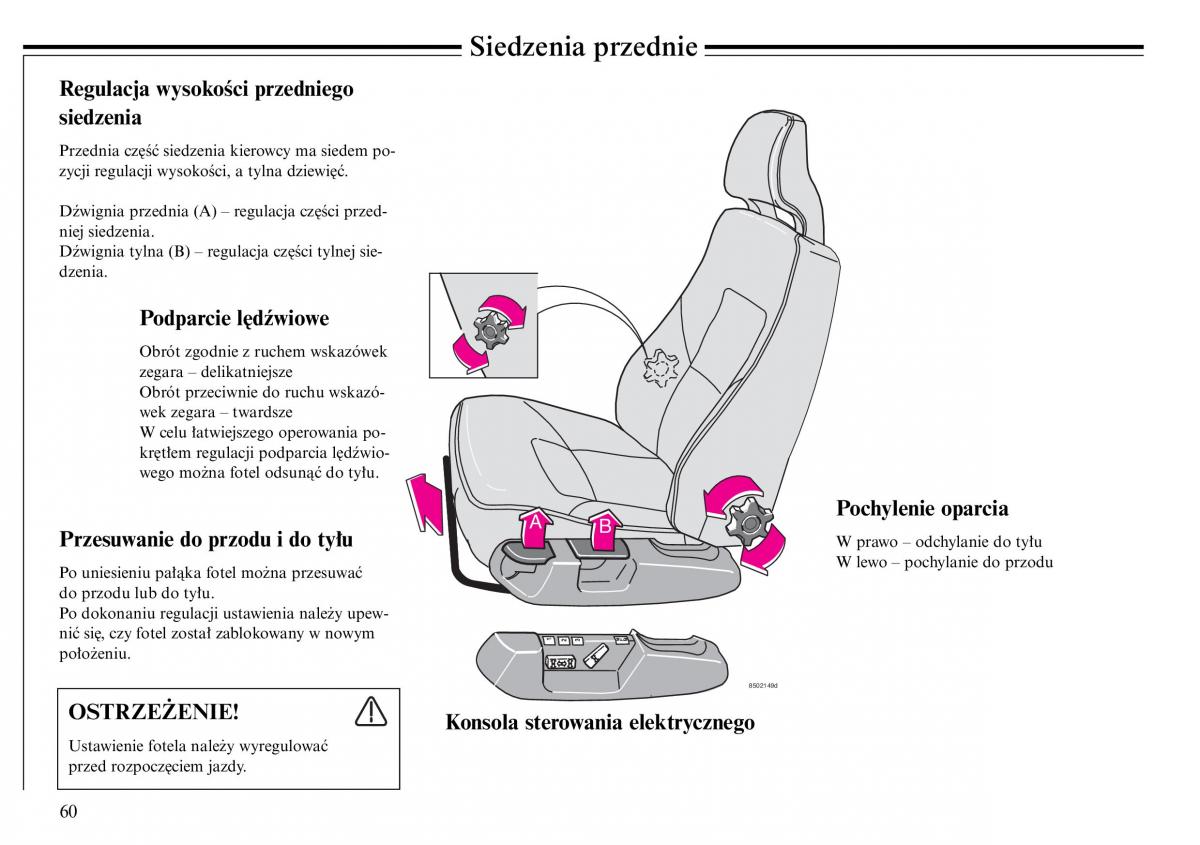 Volvo S80 I 1 instrukcja obslugi / page 62