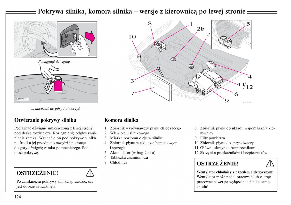 Volvo S80 I 1 instrukcja obslugi / page 126