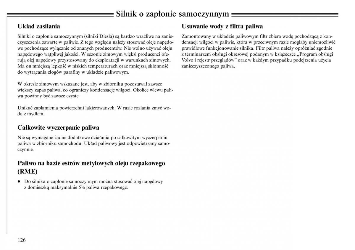 Volvo S80 I 1 instrukcja obslugi / page 128