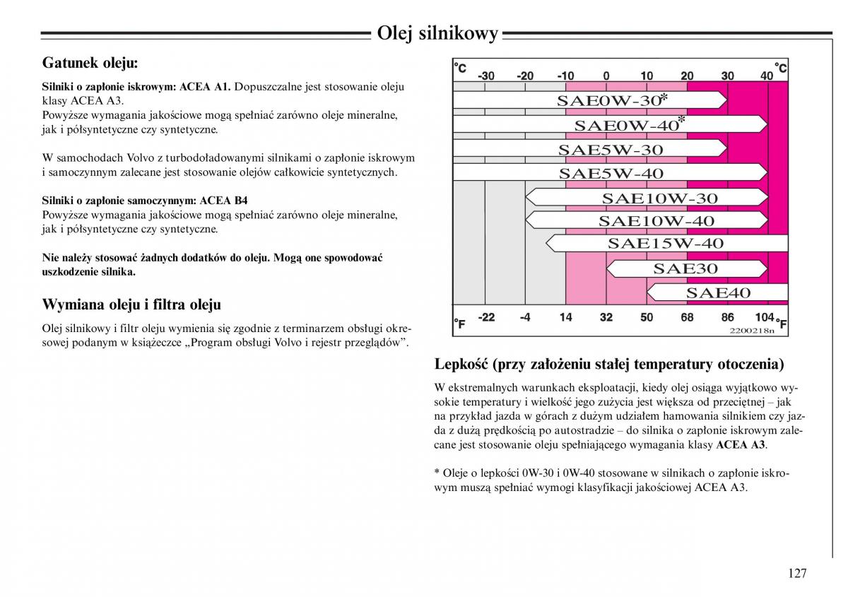 Volvo S80 I 1 instrukcja obslugi / page 129