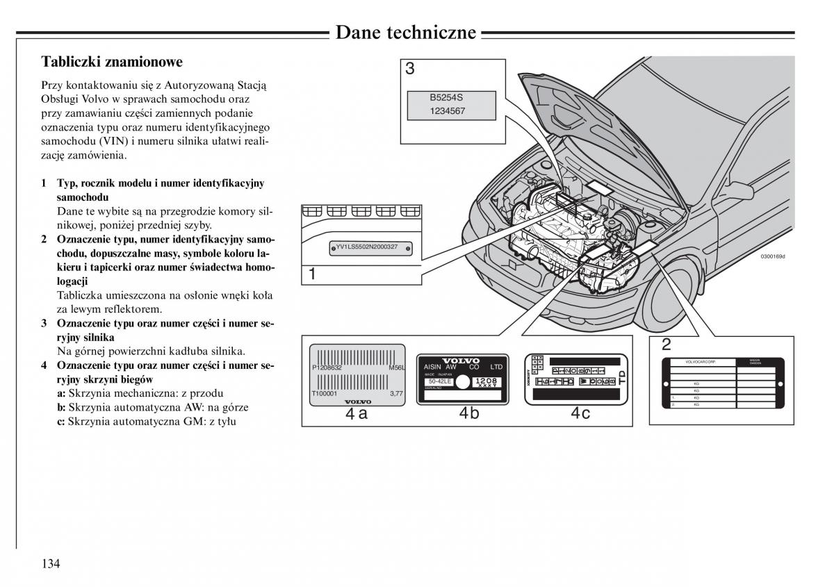 Volvo S80 I 1 instrukcja obslugi / page 136