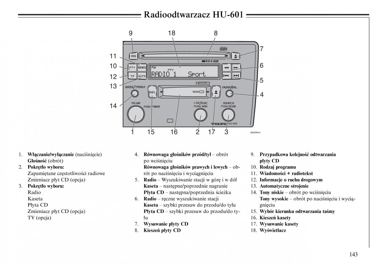 Volvo S80 I 1 instrukcja obslugi / page 145