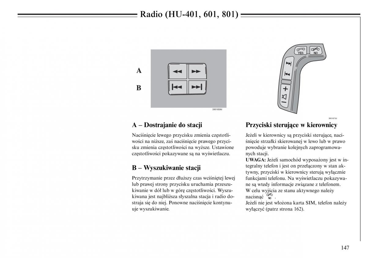 Volvo S80 I 1 instrukcja obslugi / page 149