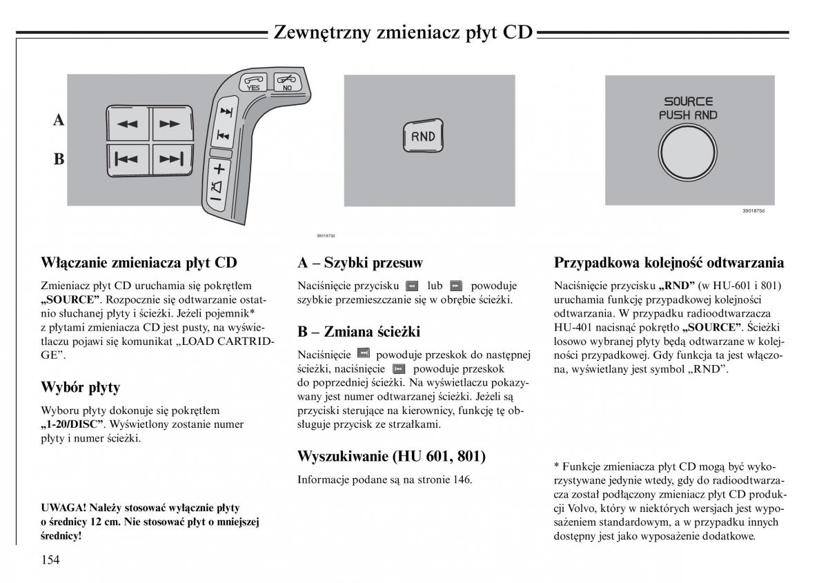 Volvo S80 I 1 instrukcja obslugi / page 156