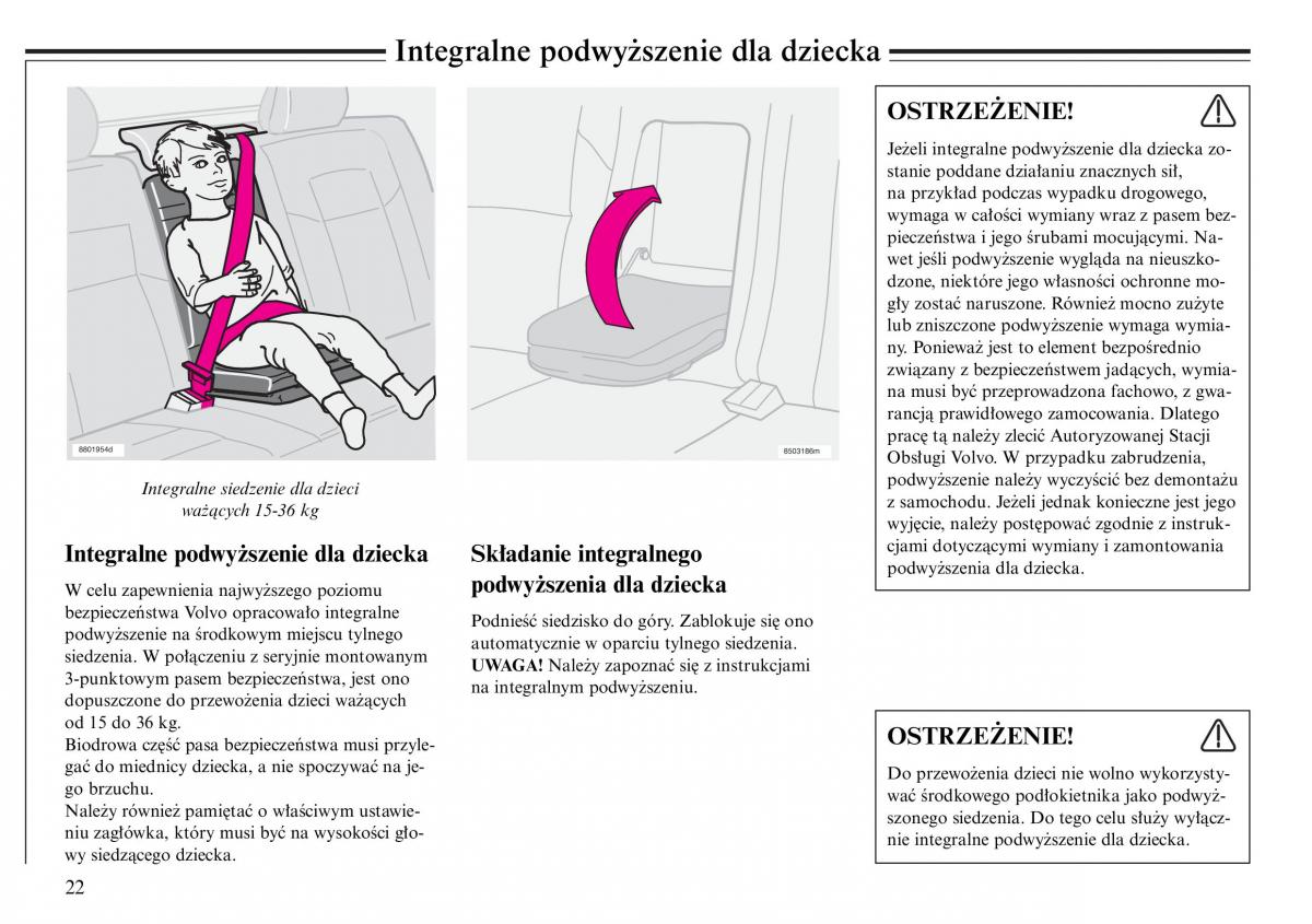 Volvo S80 I 1 instrukcja obslugi / page 24