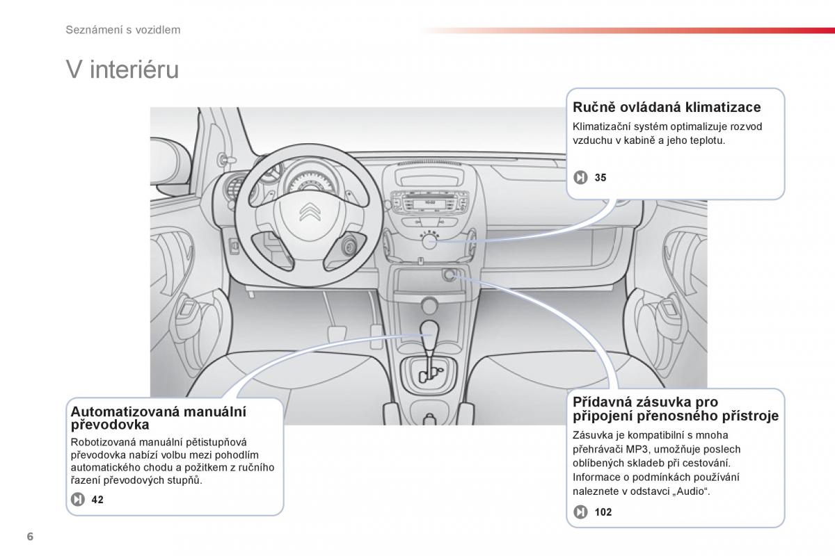 Citroen C1 I 1 navod k obsludze / page 8