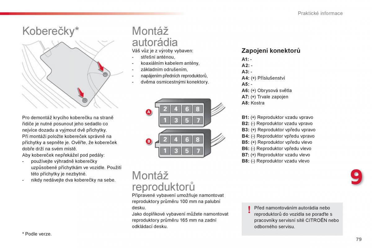 Citroen C1 I 1 navod k obsludze / page 81