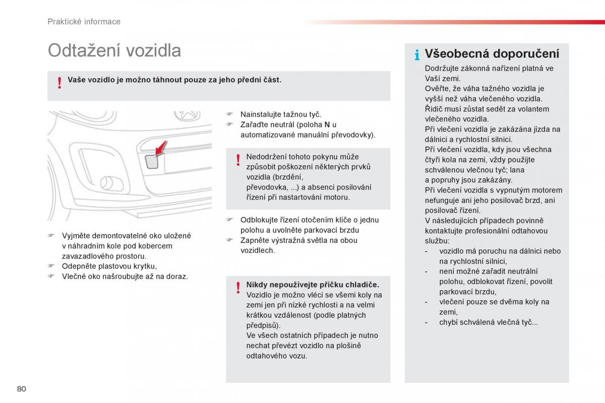 Citroen C1 I 1 navod k obsludze / page 82