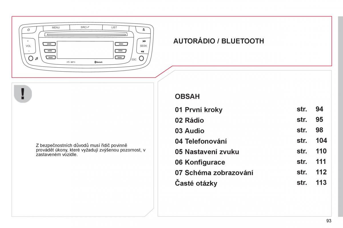 Citroen C1 I 1 navod k obsludze / page 95