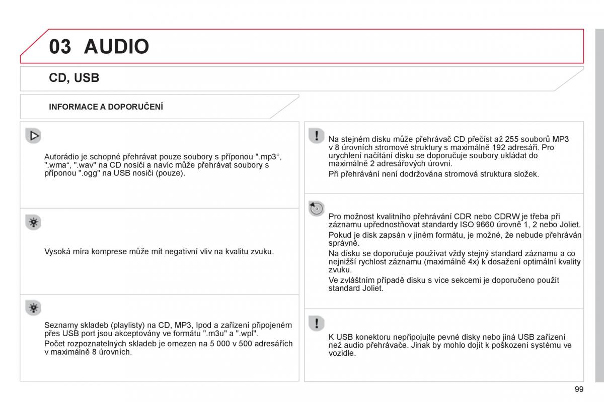 Citroen C1 I 1 navod k obsludze / page 101