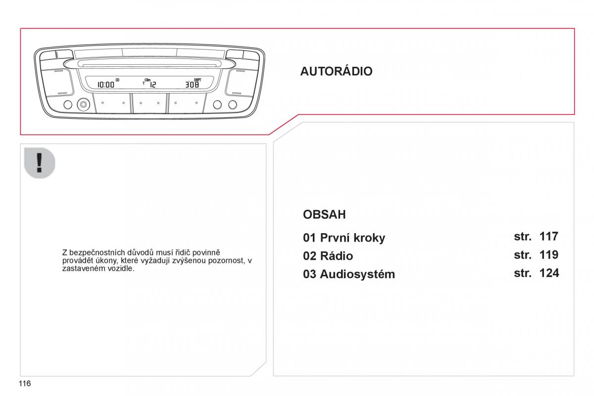 Citroen C1 I 1 navod k obsludze / page 118