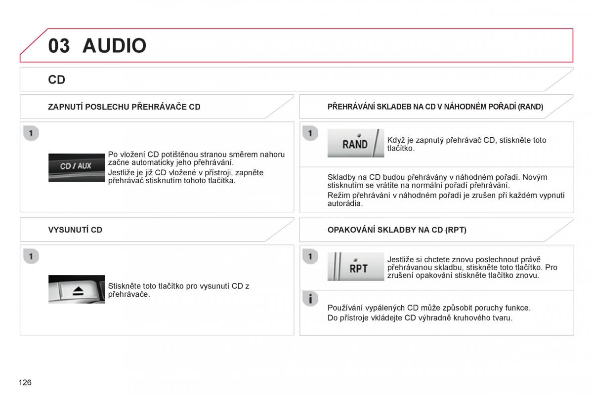 Citroen C1 I 1 navod k obsludze / page 128