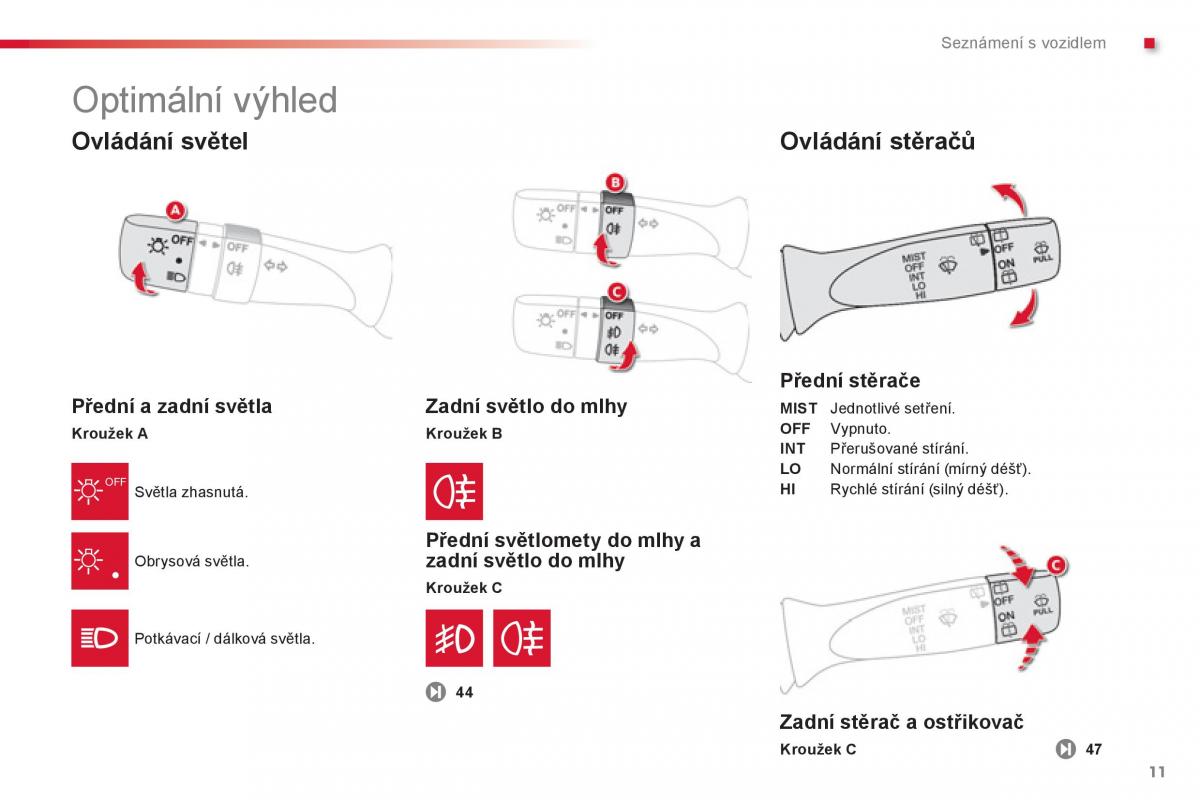 Citroen C1 I 1 navod k obsludze / page 13