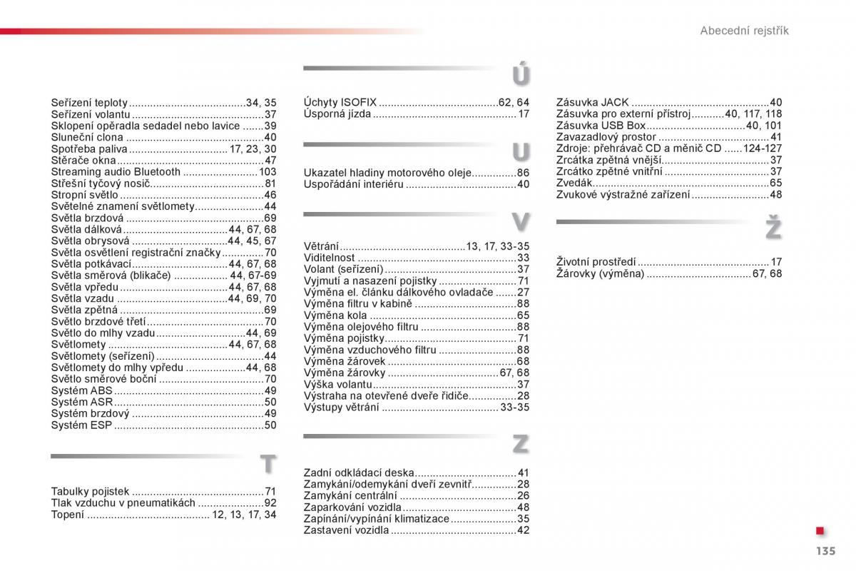 Citroen C1 I 1 navod k obsludze / page 137