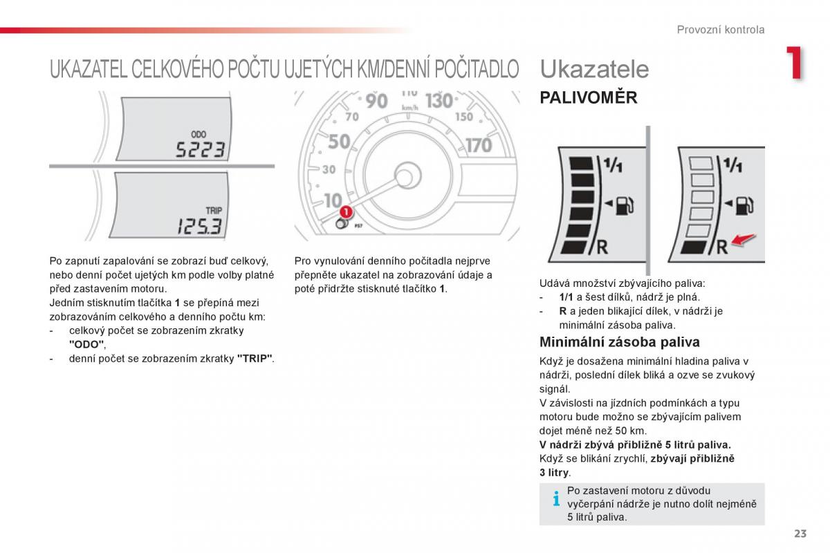 Citroen C1 I 1 navod k obsludze / page 25