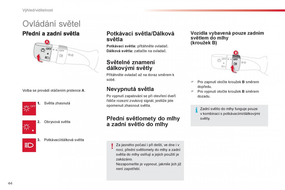 Citroen C1 I 1 navod k obsludze / page 46