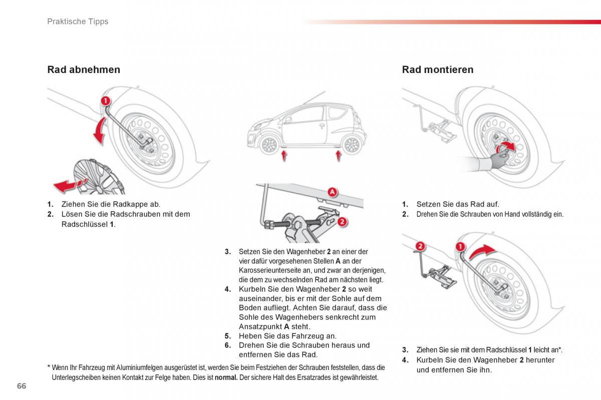 Citroen C1 I 1 Handbuch / page 68