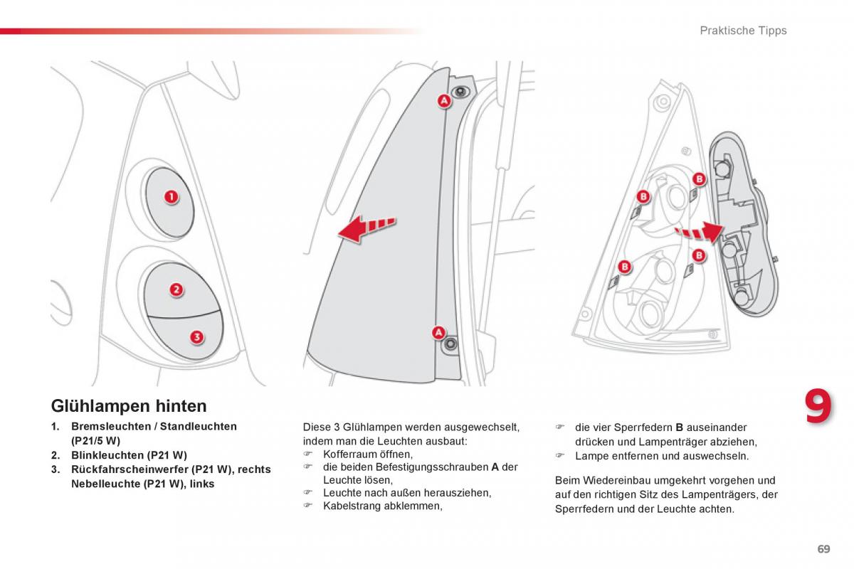 Citroen C1 I 1 Handbuch / page 71