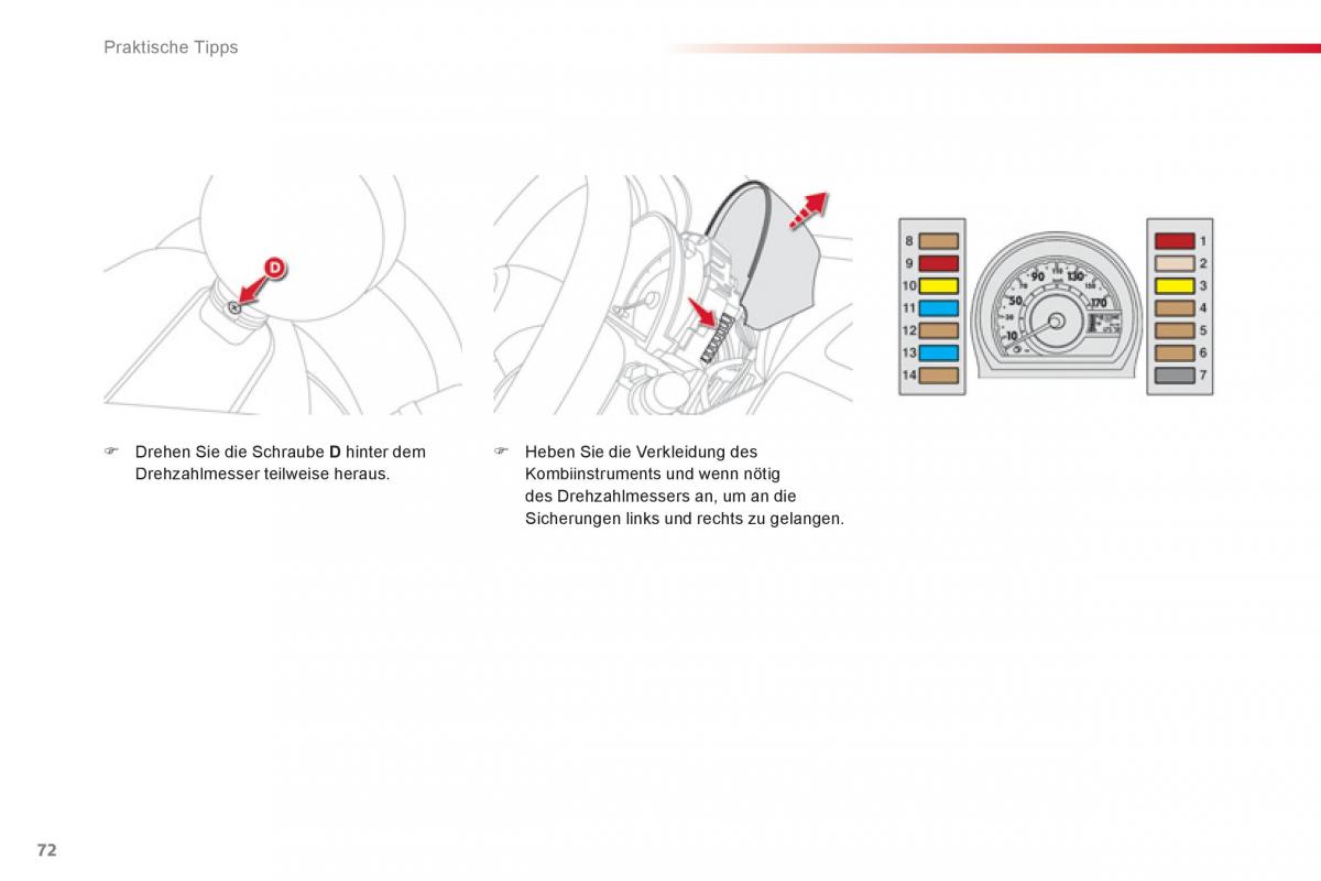 Citroen C1 I 1 Handbuch / page 74