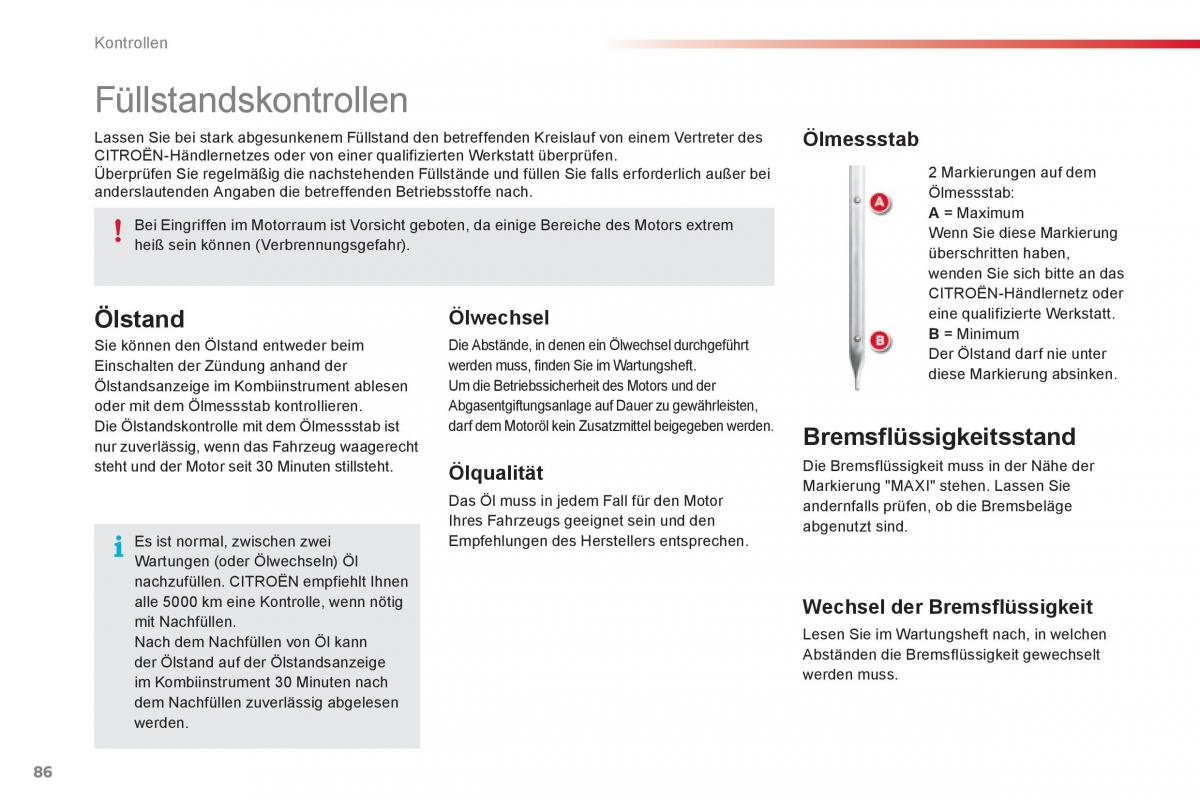 Citroen C1 I 1 Handbuch / page 88