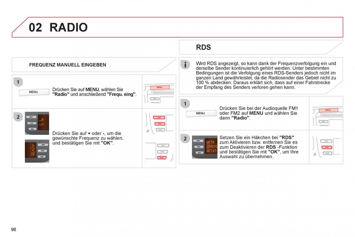 Citroen C1 I 1 Handbuch / page 98