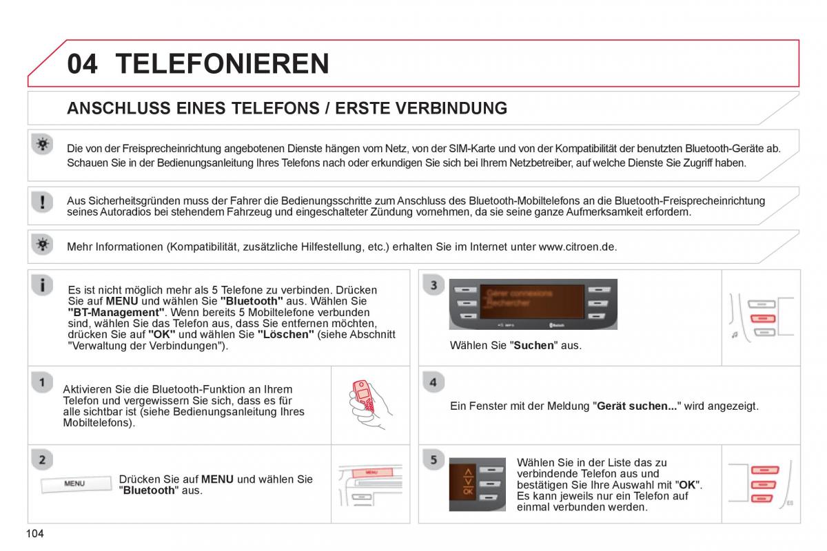 Citroen C1 I 1 Handbuch / page 106