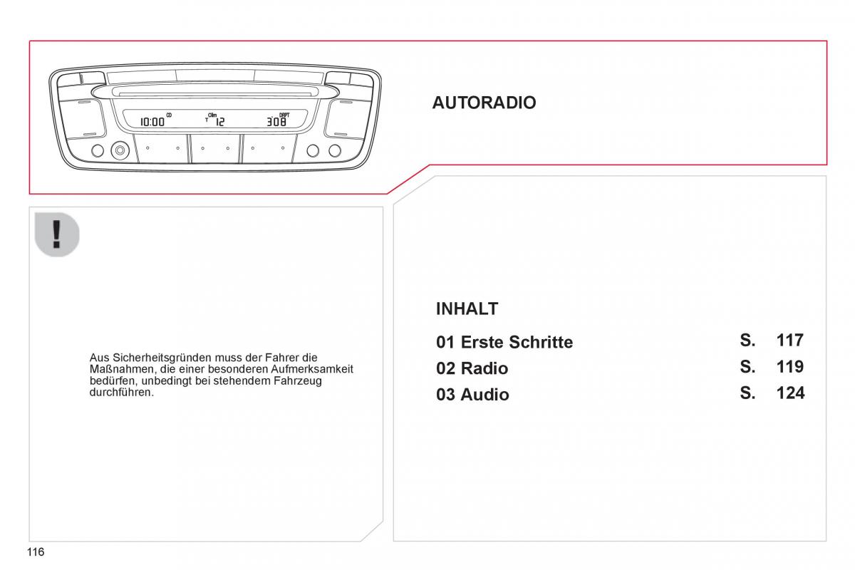 Citroen C1 I 1 Handbuch / page 118