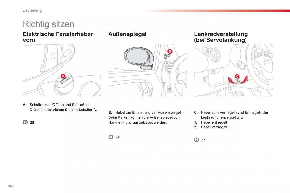 Citroen C1 I 1 Handbuch / page 12