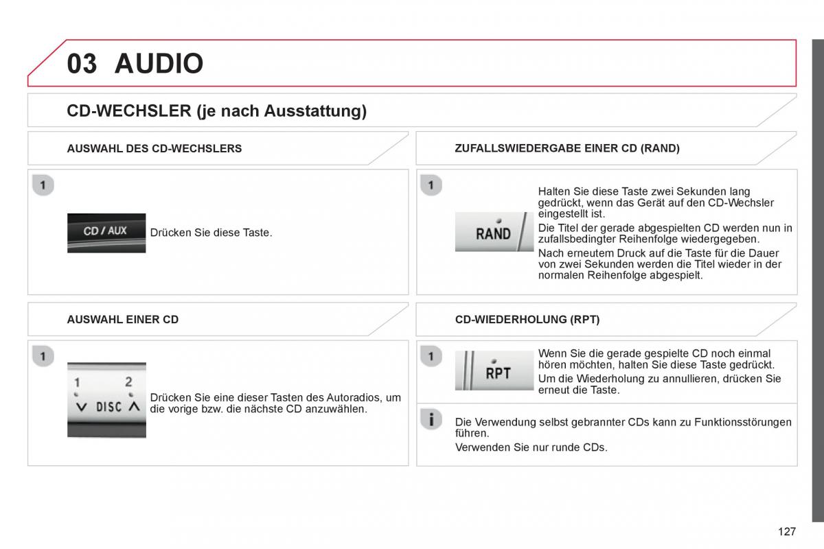 Citroen C1 I 1 Handbuch / page 129