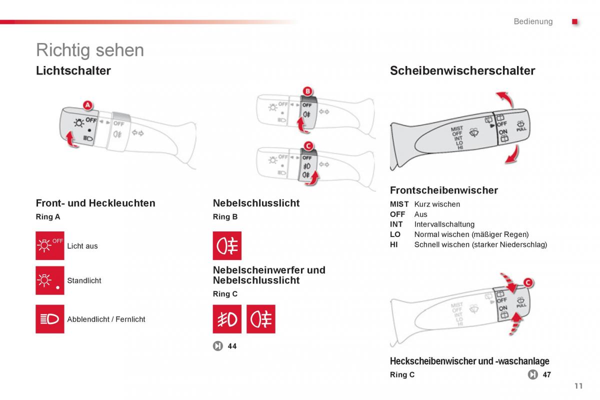 Citroen C1 I 1 Handbuch / page 13