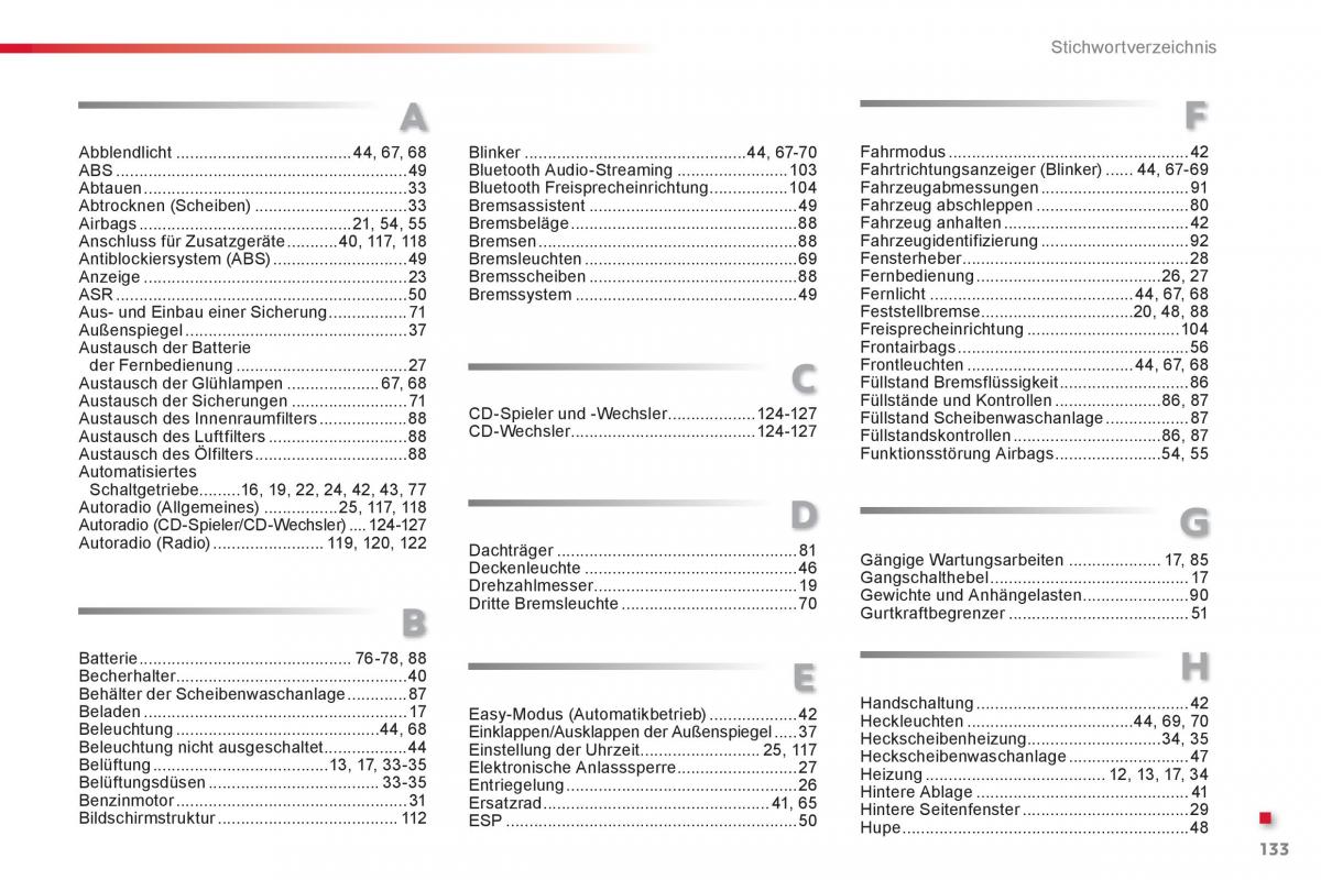 Citroen C1 I 1 Handbuch / page 135